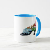 マグカップヴィンテージフローラシューブーケブルーピンク マグカップ (正面右)