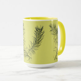 マグカップ上の夏のテクスチャの宝物 – B マグカップ