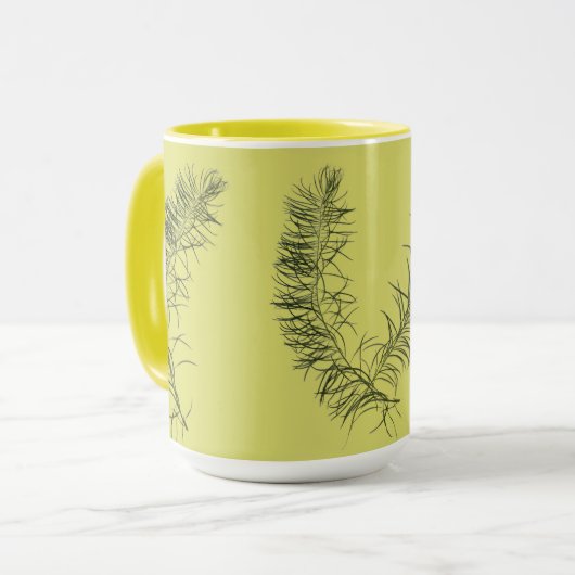 マグカップ上の夏のテクスチャの宝物 – B マグカップ (正面左)