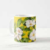 マグカップ上の「平和」 コーヒーマグカップ (正面左)