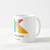 マグカップ世代X コーヒーマグカップ (正面右)