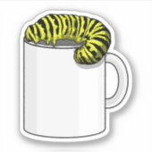 マグカップ付きキャタピラー シール (正面)