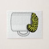 マグカップ付きキャタピラー ジグソーパズル (横)