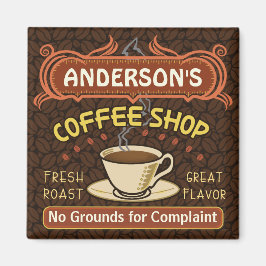 マグカップ付きコーヒーショップ独自のパーソナライズされた作成 マグネット