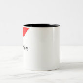 マグカップ名前をカスタムする/リップ ツートーンマグカップ (中央)