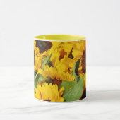 マグカップ大きな黄色のひまわり マグカップ (中央)