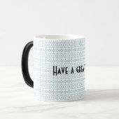 マグカップ文字付き"素晴らし1日" モーフィングマグカップ (正面左)