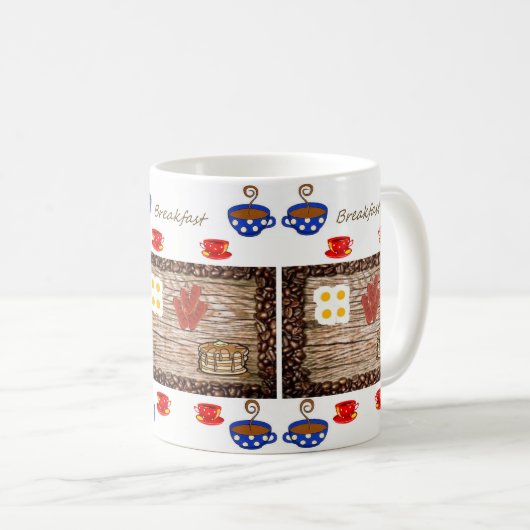 マグカップ朝食コーヒー コーヒーマグカップ (正面右)