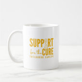 マグカップ治療のための小児用がん支援 コーヒーマグカップ (左)