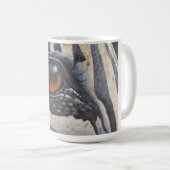 マグカップ白黒 コーヒーマグカップ (正面右)