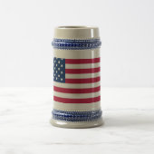 マグカップ米国国旗 ビールジョッキ (中央)
