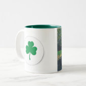 マグカップ茶ホットチョコレートカップ ツートーンマグカップ (正面左)