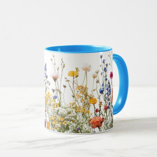 マグカップ11 oz (青) マグカップ (正面右)