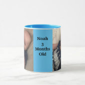 マグカップ2写真テンプレートカスタムおばあちゃんカップへのギフト マグカップ (中央)