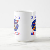 マグカップ3 - 2 - 1 Brexit コーヒーマグカップ (中央)
