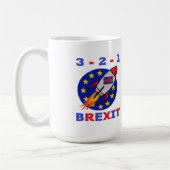 マグカップ3 - 2 - 1 Brexit コーヒーマグカップ (左)