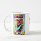 ☕マグカップ：すべての口であなたのスタイル! コーヒーマグカップ (左)