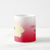 マグカップ – アイオワ州マップと都市 (中央)