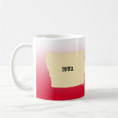 マグカップ – アイオワ州マップと都市 (左)