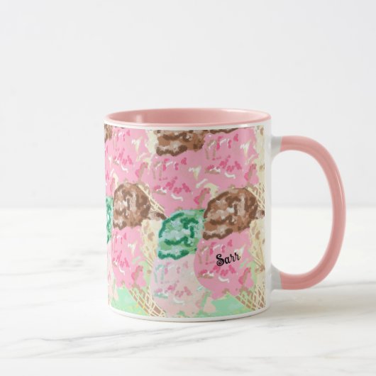 マグカップ：アイスクリームフレーバー マグカップ (右)