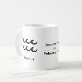 マグカップ – アクエリアス文字 (正面左)