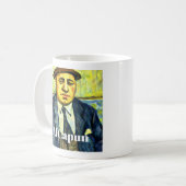 マグカップ「アルキャポン：パパジョークのゴッドファーザー」 コーヒーマグカップ (正面左)
