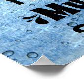 マグカップ、オフィス共有キッチンの看板を洗いなさい ポスター (角)