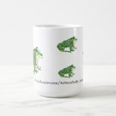 マグカップ：カエル コーヒーマグカップ (中央)
