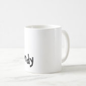 マグカップ – キャットレターW （名前） (正面右)