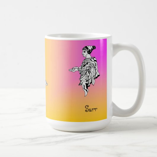 マグカップ:ギリシャの像 コーヒーマグカップ (右)
