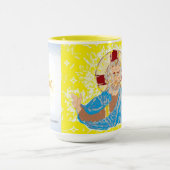 マグカップ：ギリシャ十字架のイエス・キリスト マグカップ (中央)