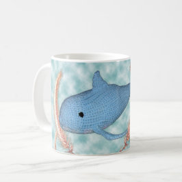 マグカップ – クジラが草を泳ぐ