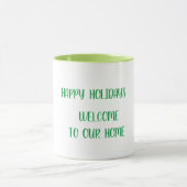 マグカップ：クリスマスへようこそ マグカップ (中央)