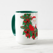 マグカップ：クリスマスサンタ マグカップ (正面左)