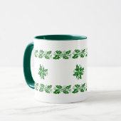 マグカップ – クリスマスホリー (正面左)