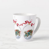 マグカップ・クリスマス カフェラテマグ (右アングル)