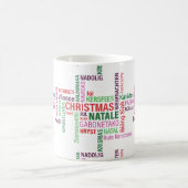 マグカップ。クリスマス。 コーヒーマグカップ (中央)