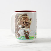 マグカップ/グリズリーベア ツートーンマグカップ (正面左)