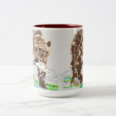 マグカップ/グリズリーベア ツートーンマグカップ (中央)