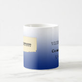 マグカップ – コネチカット州マップと都市 (中央)