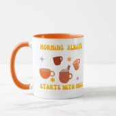 マグカップ・コーヒー・モーニング マグカップ (左)