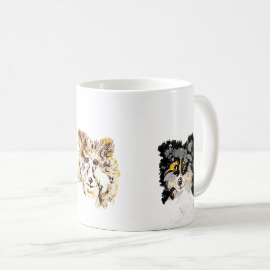 マグカップ：コーヒー・紅茶と私 コーヒーマグカップ (正面右)