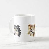 マグカップ：コーヒー・紅茶と私 コーヒーマグカップ (正面左)