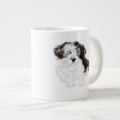 マグカップ:シーズー(犬)子犬 ジャンボコーヒーマグカップ (正面右)