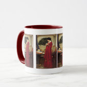 マグカップ:ジョン・ウォーターハウス – クリスタルボール マグカップ (正面左)