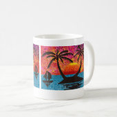 マグカップ – トロピカルアイランドサンセット (正面右)