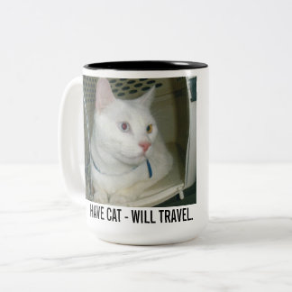 マグカップ ネコ飼ってます - 旅します