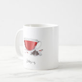 マグカップ – ハイビスカステア (正面左)