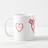 マグカップ – ハート入り (左)