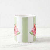 マグカップ – ピンクのハイビスカス (中央)